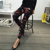 2015 High Quality Women Spring New Leggings Plaid Print Sport Fitness Leggings Guitar Women Casual Leggings Cheap Clothes China