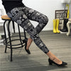 2015 High Quality Women Spring New Leggings Plaid Print Sport Fitness Leggings Guitar Women Casual Leggings Cheap Clothes China