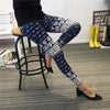 2015 High Quality Women Spring New Leggings Plaid Print Sport Fitness Leggings Guitar Women Casual Leggings Cheap Clothes China