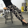 2015 High Quality Women Spring New Leggings Plaid Print Sport Fitness Leggings Guitar Women Casual Leggings Cheap Clothes China