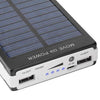 50000mAh Dual USB Portable Solar Battery Charger Power Bank For Cell Phone Black