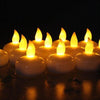 96 pcs Waterproof Led Candle Yellow Floating Candles For Wedding Color velas flutuantes bougie flottante White velas flotantes