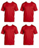 Fruit of the Loom Men's 4-Pack Pocket Crew-Neck T-Shirt - Colors May Vary